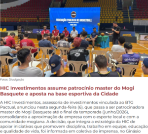 HIC Investimentos - Mogi Basquete